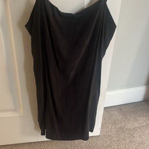 ZARA mini textured slip dress